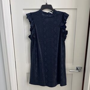 Adorable snake print mini dress